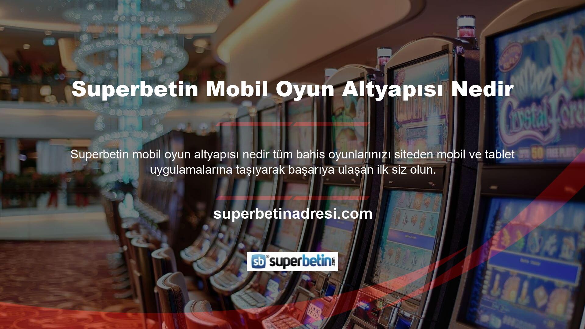 Superbetin mobil oyun altyapısı nedir, bu teknolojiyi kullanan ve tüm platformlarda güvenilir bir bahis ortamını çok hızlı bir şekilde sağlayan sayılı bahis sitelerinden biridir