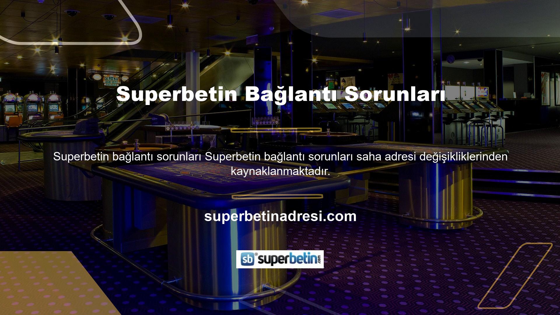 Superbetin başka bir ülkeden bir casinodur